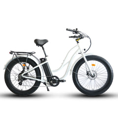 Fat Tire Step Thru 26x4 - 52v Beach Cruiser Electric Bike