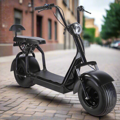 MotoTec Knockout 60V/12Ah 1000W Fat Tire Electric Scooter