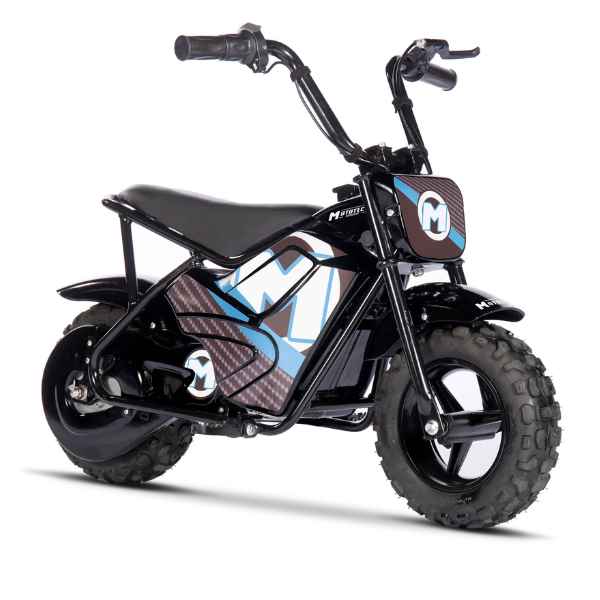 MT-MiniBike-24v-250w Electric Powered Mini Bike Black