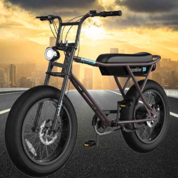 Razor Rambler 16 – 36V Electric Minibike with Retro Style, Up to 15.5 MPH,  Up to 11.5 Miles Range, W…See more Razor Rambler 16 – 36V Electric Minibike