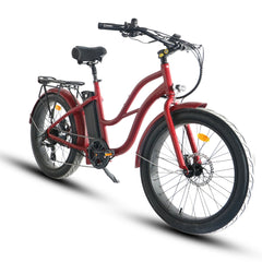 Step Thru 24x3 - 52v Beach Cruiser Electric Bike