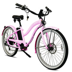 Tracer OMEGA 48V/14Ah 26" 500W 7 Speed Electric Beach Cruiser Bike for Women