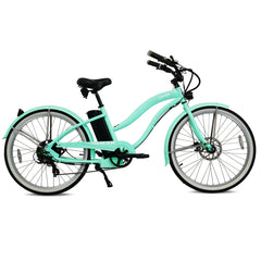 Tracer OMEGA 48V/14Ah 26" 500W 7 Speed Electric Beach Cruiser Bike for Women