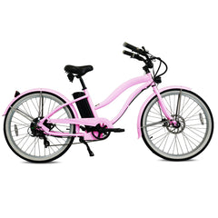 Tracer OMEGA 48V/14Ah 26" 500W 7 Speed Electric Beach Cruiser Bike for Women