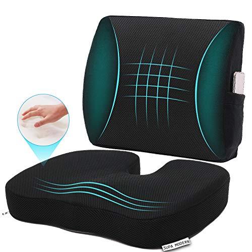 LAMPPE Donut Pillow for Tailbone Pain, Car Seat Cushions for Driving Butt  Pain Premium Memory Foam Washable, Sciatica Car Seat Cushion for