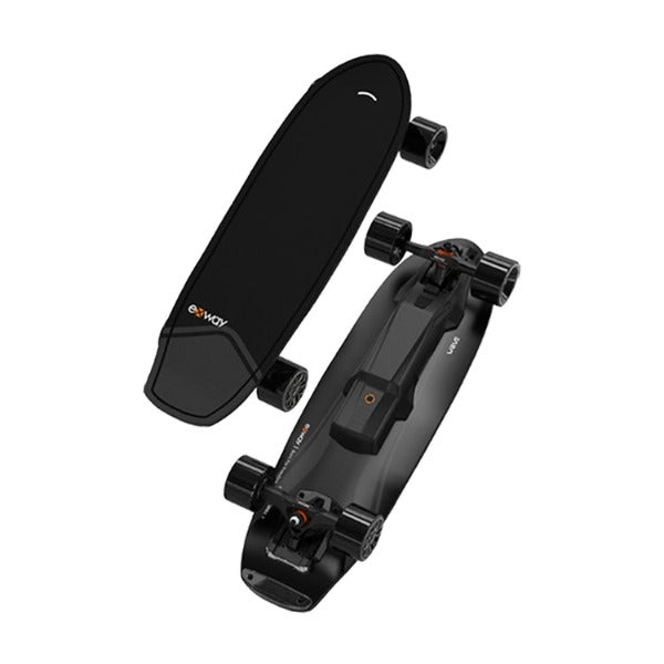 Hot Electric Skateboard Outdoor Black/White Rear Mudguard Front