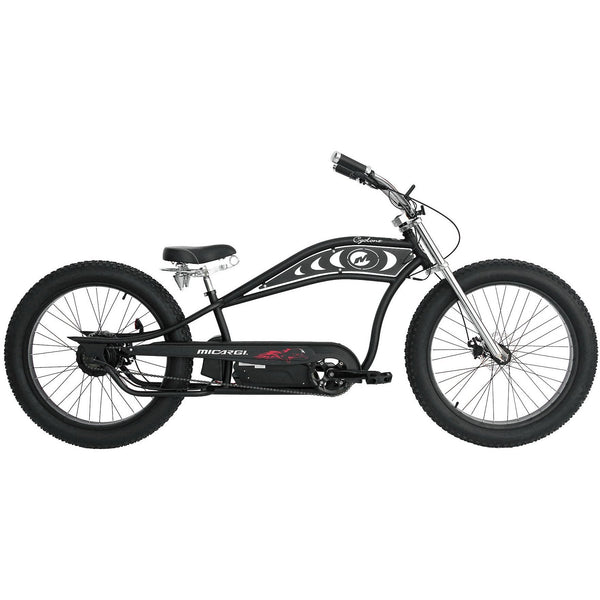 Micargi Cyclone 48V/11.6Ah 500W Chopper Style Fat Tire Cruiser/Deluxe Electric Bike