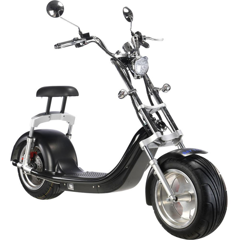 MotoTec Knockout 60V/20Ah 2500W Fat Tire Electric Scooter MT-Knockout-2500_Black