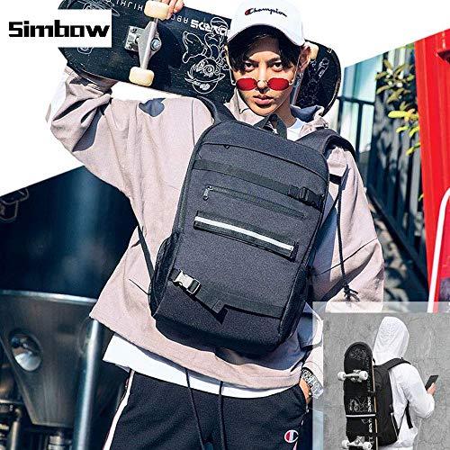 Skateboard Backpack with Anti-Theft Lock and USB Charging Port – Electric  Bike Paradise